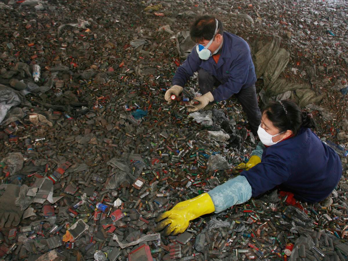 рециклирање на батерии во Кина