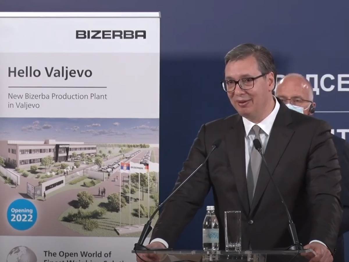 Bizerba, Aleksandar Vučić   Bizerba, Aleksandar Vučić