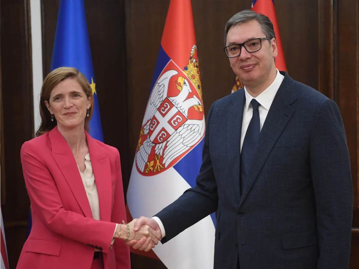  Aleksandar Vučić, Samanta Pauer 