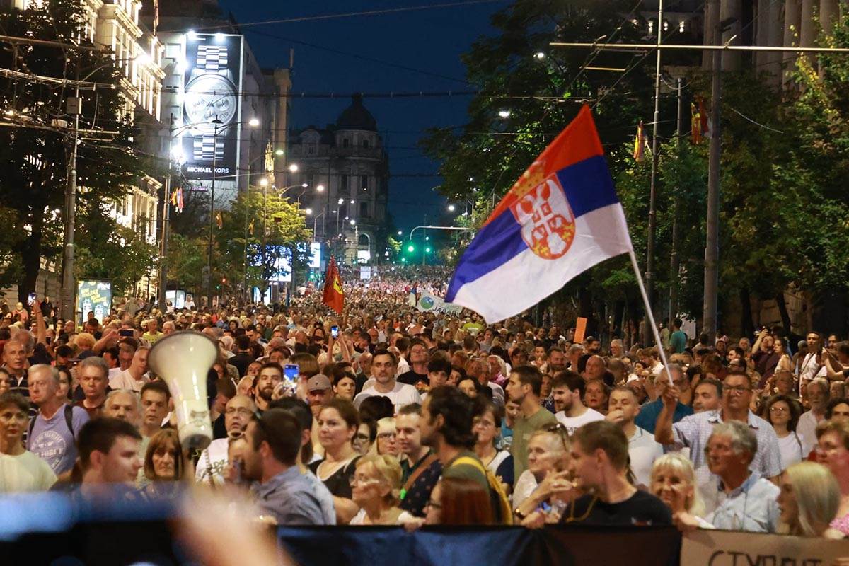  13. po redu protest Srbija protiv nasilja (2).jpg - Kurir/Nemanja Nikolić 
