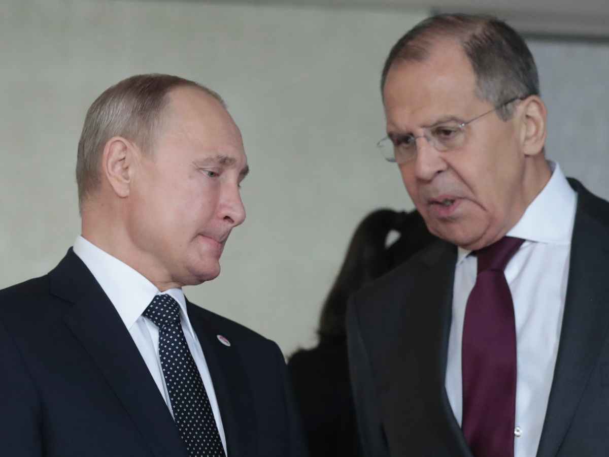 Vladimir Putin, Sergej Lavrov   Vladimir Putin, Sergej Lavrov