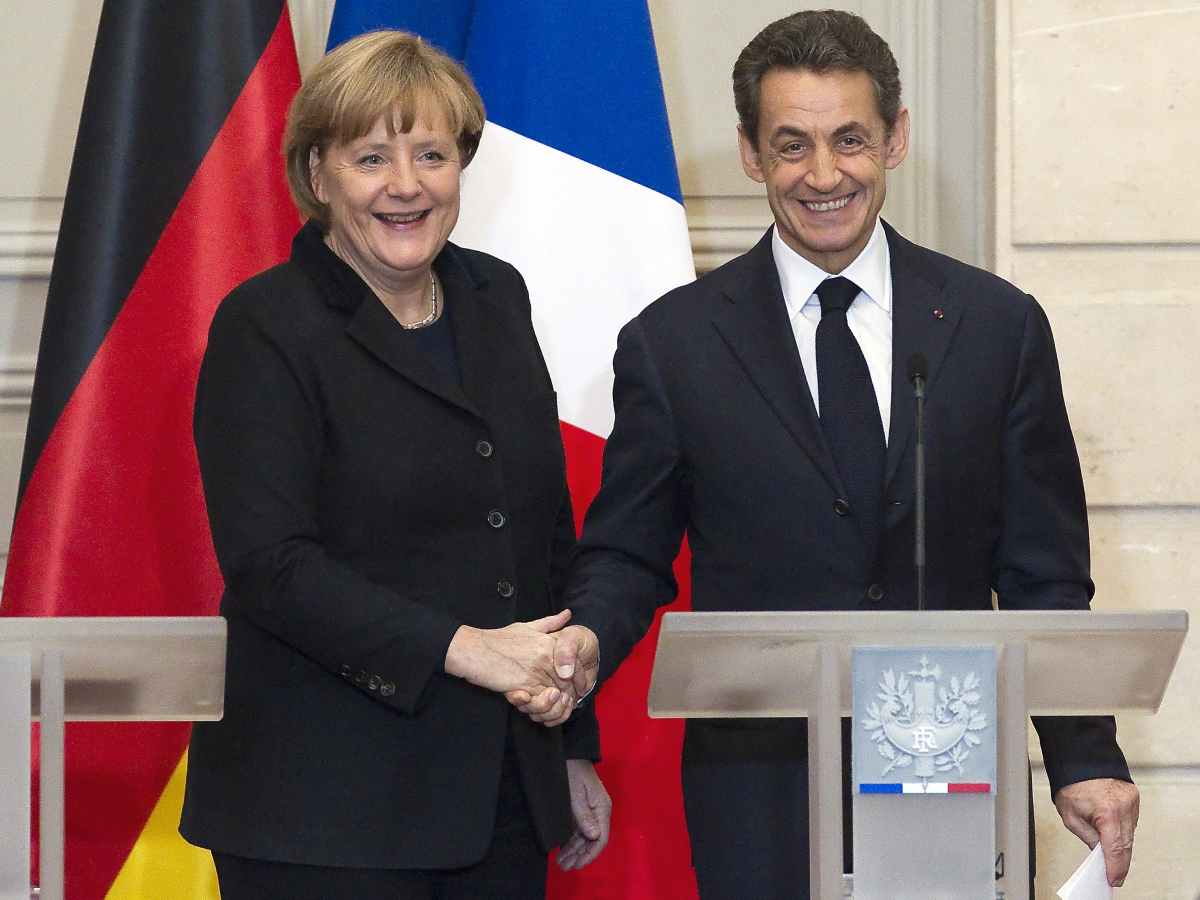Ангела Меркел, Никола Саркози