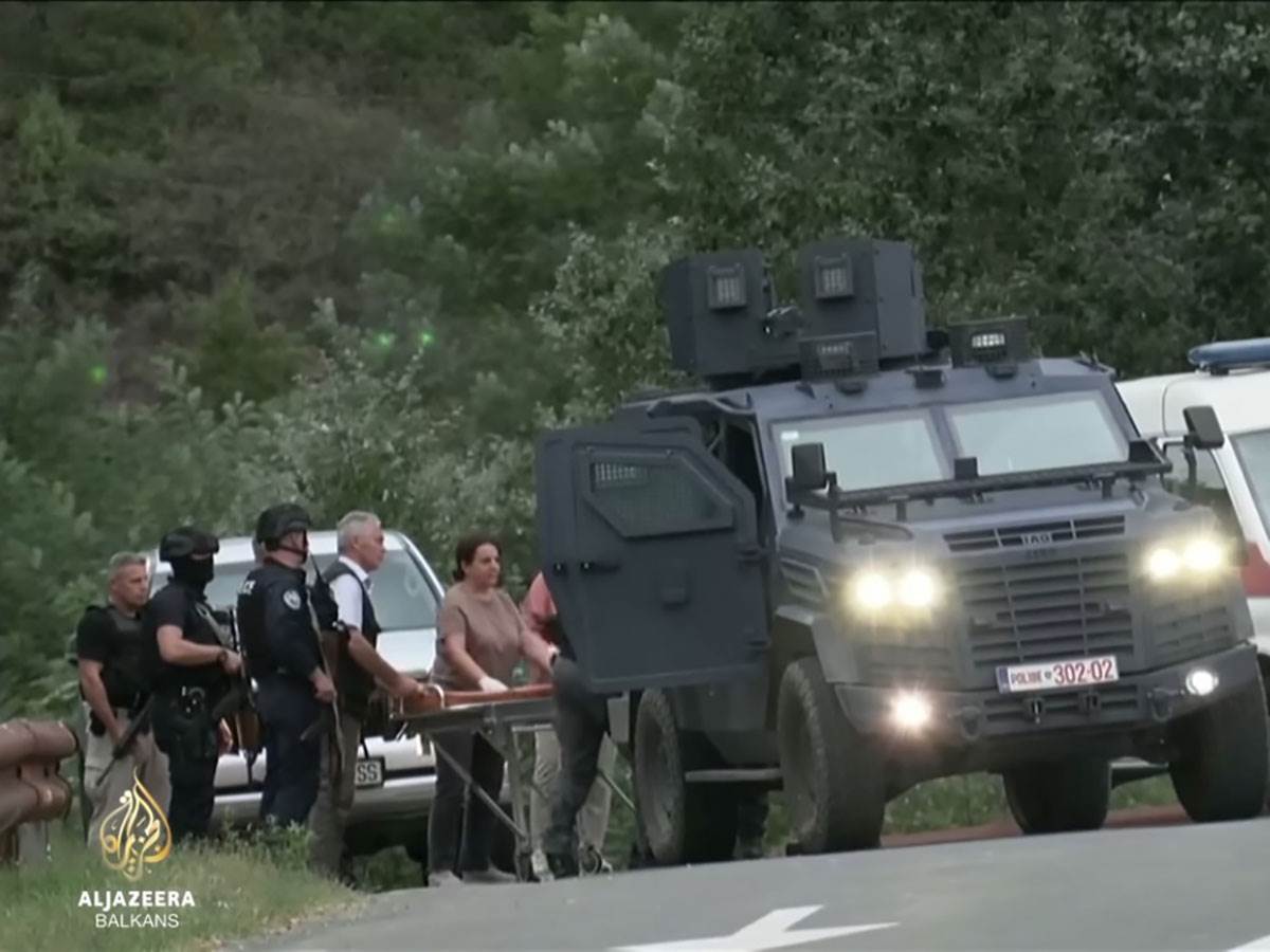  Pripadnici takozvane Kosovske policije patroliraju u okolini manastira Banjska (7).jpg 