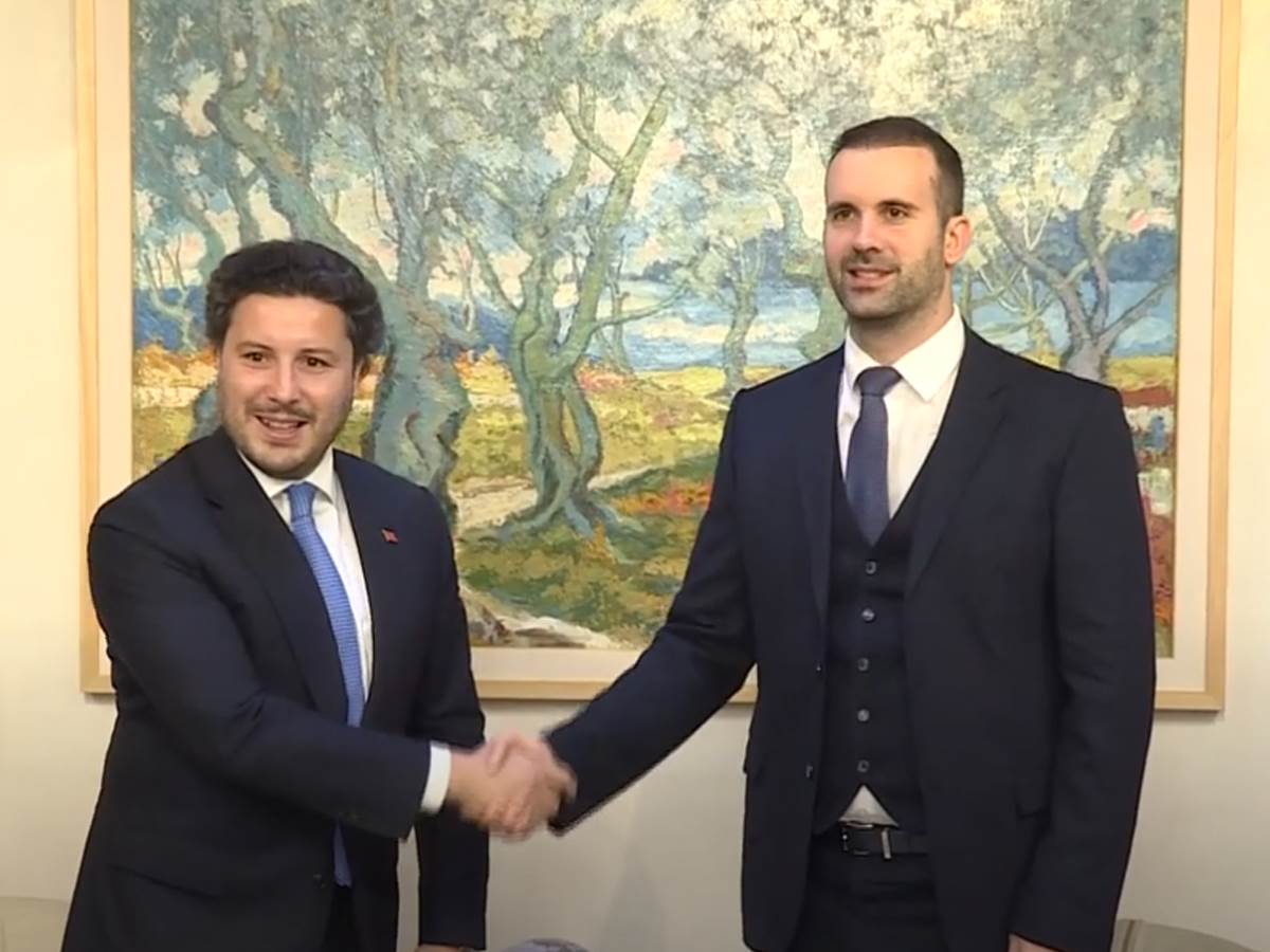 Dritan Abazović, Milojko Spajić   Dritan Abazović, Milojko Spajić