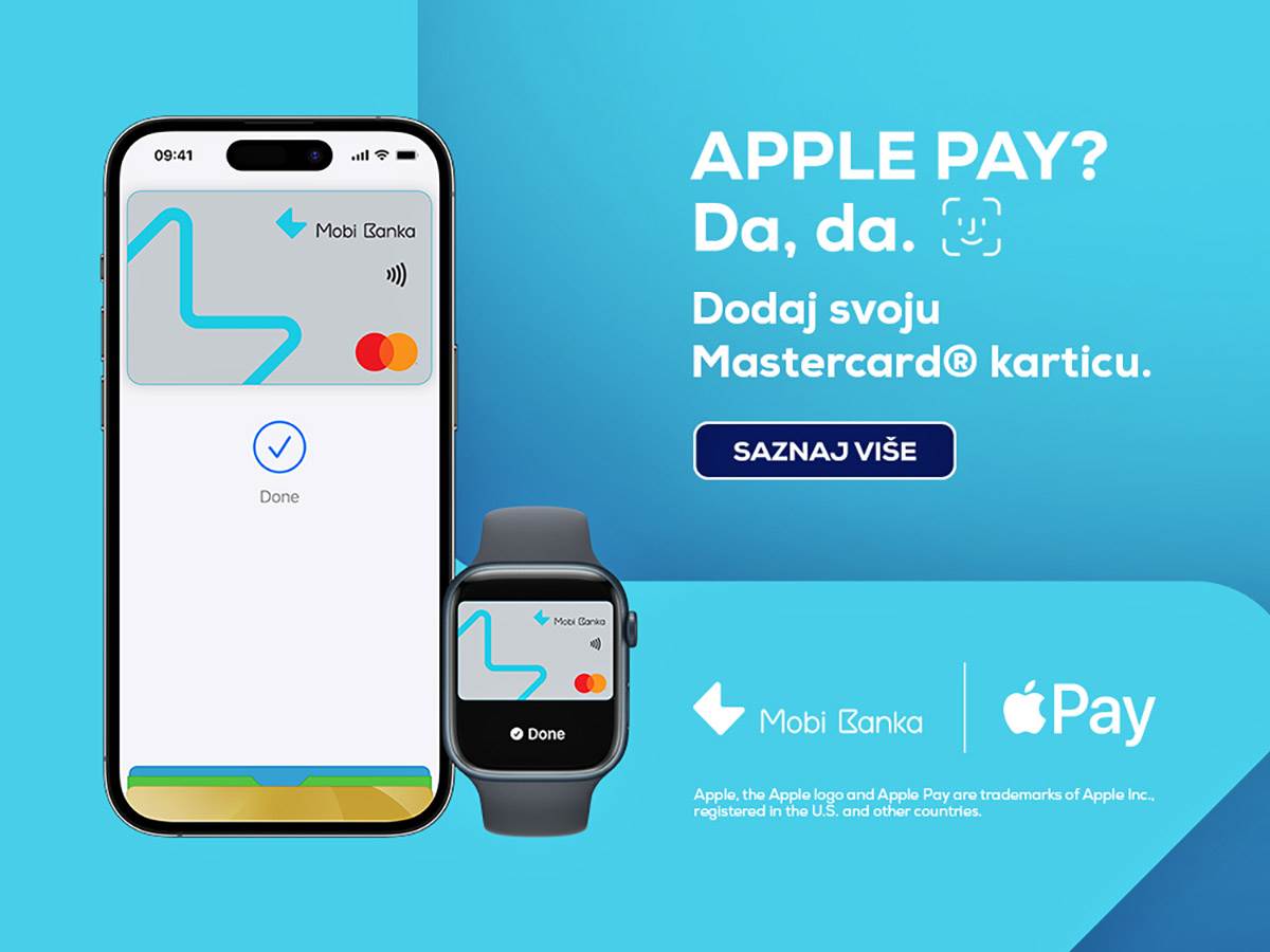 Još jedna u nizu promena: Mobi banka uvela Apple Pay