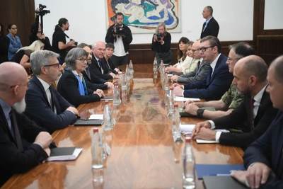Aleksandar Vučić, Ambasadori zemalja KVINTE Aleksandar Vučić, Ambasadori zemalja KVINTE